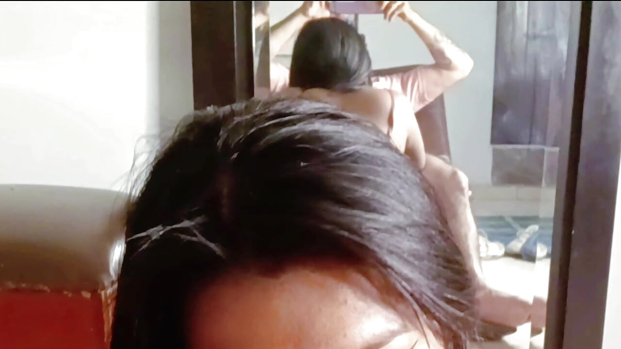I'm taking sexy photo and my stepdad surprises me.