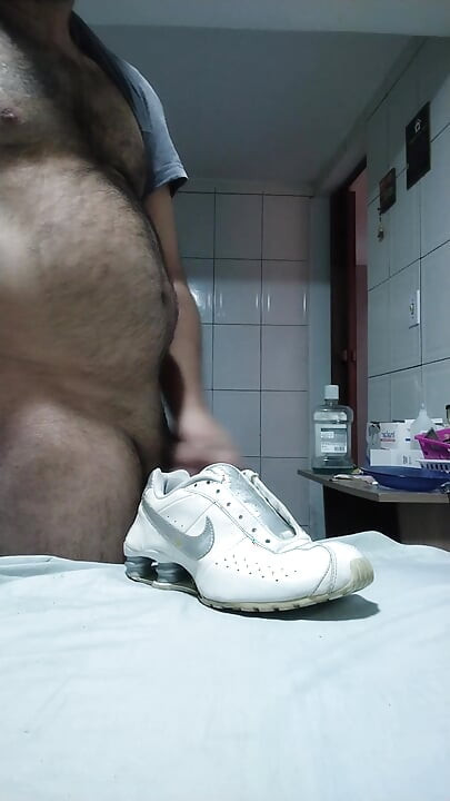 Fucking and cum inside my Nike shox classics
