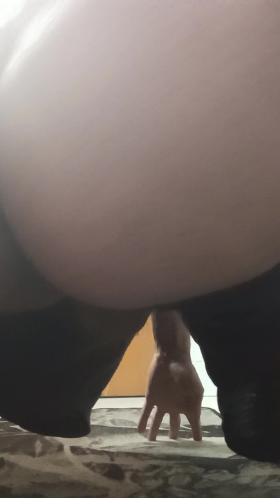 Dog style spanking