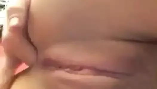 Amateur for the first time fingering her ass CLOSE-UP