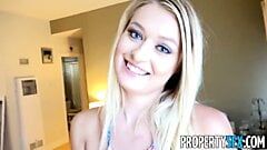 Propertysex - 波兰美女用她的阴户登陆公寓