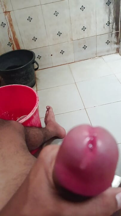 Young guy mastrubating