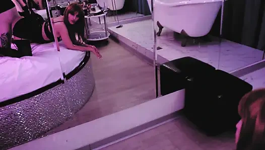 Georgeous goddess Eva Latex deep suck fuck gonzo MILF fetish leather big dick