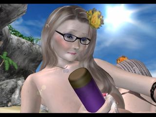 3d anime milf lésbica brinquedo vibrador praia nerd ao ar livre mgtow