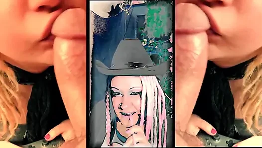 Aus hetero-cowboys werden schwanzlutschende sissies, blowjob mit abspritzen endet