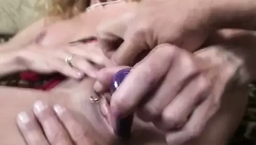 Pierced Pussy Dutch Blonde Granny Fuck