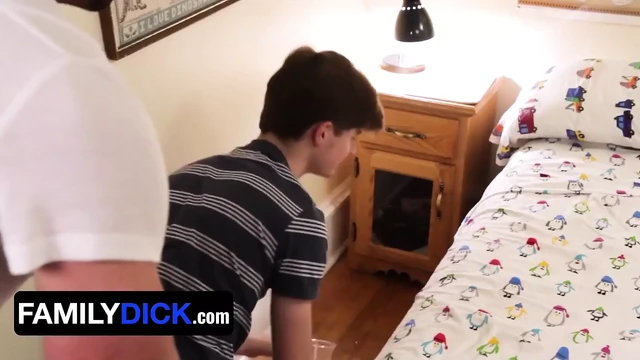 Family Dick - Mischievous Boy Gets Disciplined by His Strict Stepdad for Not Obeying His Rules