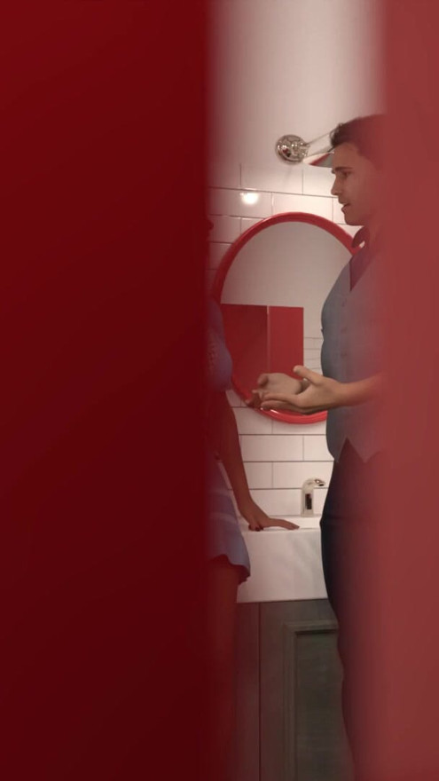 My Husband's Boss - Chapter 1 - Christian fucked Vivian in a public restroom - Highlight | Clip 3