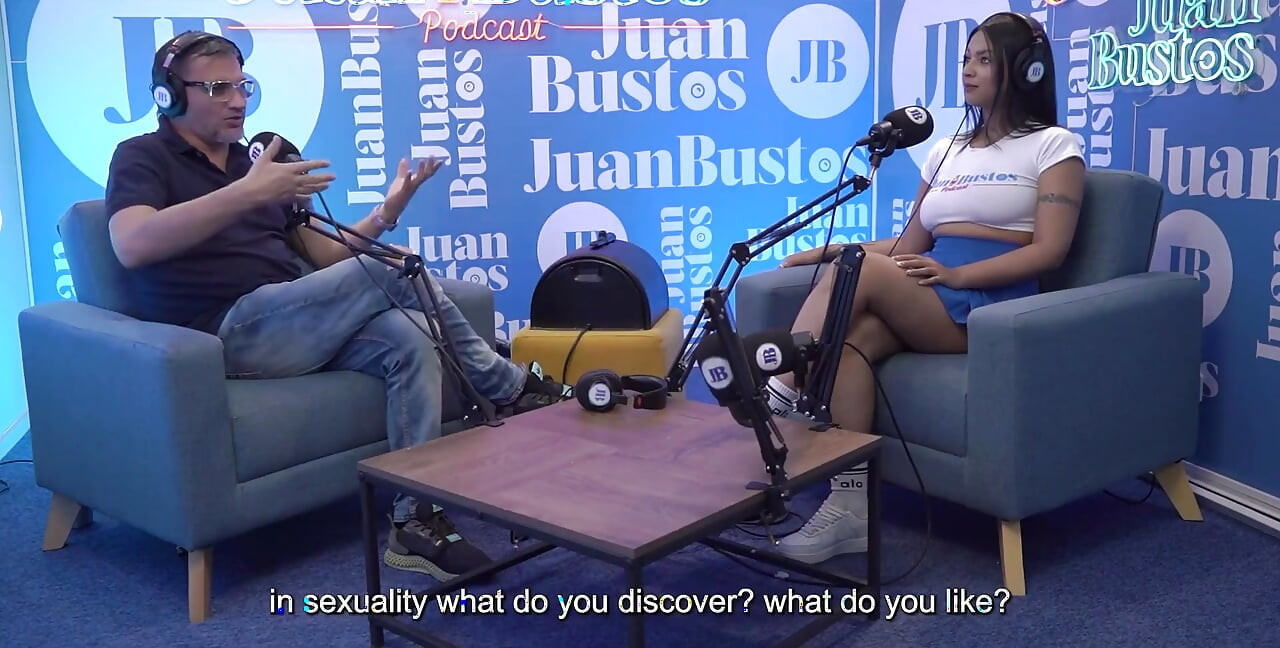 Oiled Latina with Beautiful Tits Kataleya Ross Hops up the Vibrator Machine Until She Cums! Juan Bustos Podcast
