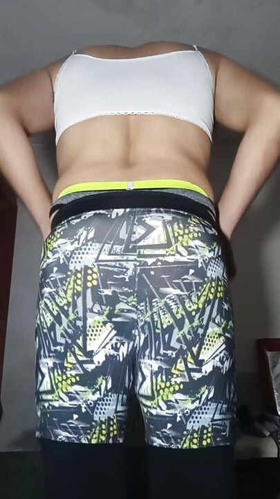Trying on my clothes