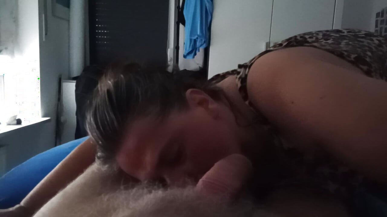 Real German MILF takes senior lover deep in the throat