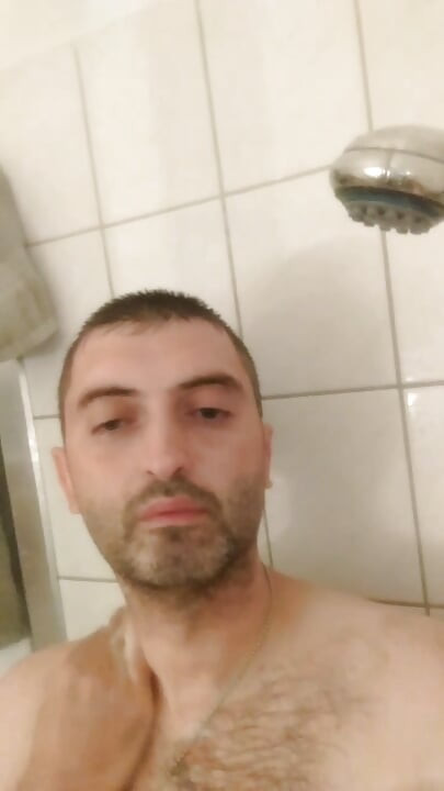 I'm playing with my cock.