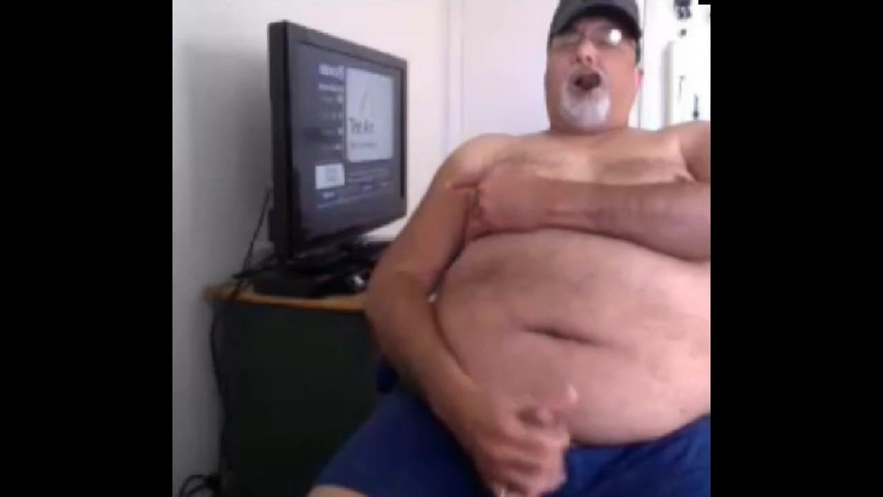 grandpa cum on cam