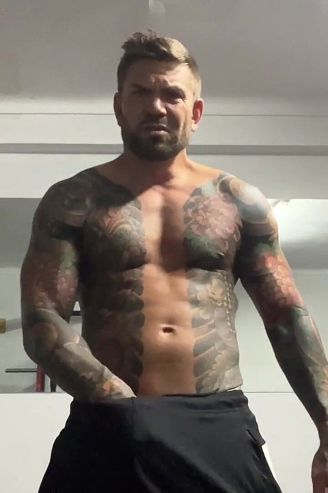 Dirty in the Gym After Training