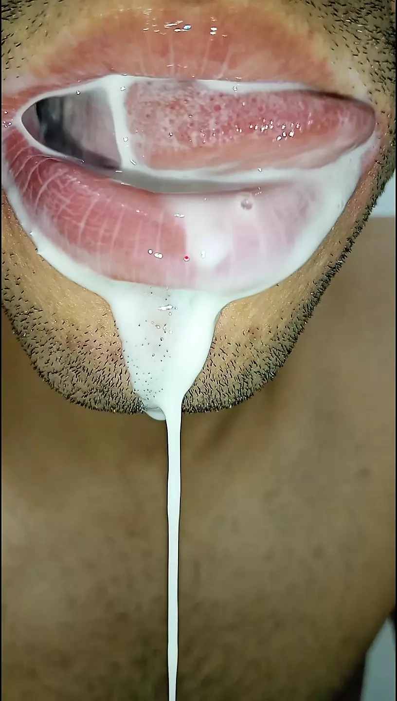 I want your milk in my mouth, tongue, long tongue fetish, sloopy, long tongue blowjob, playful tongue, kiss