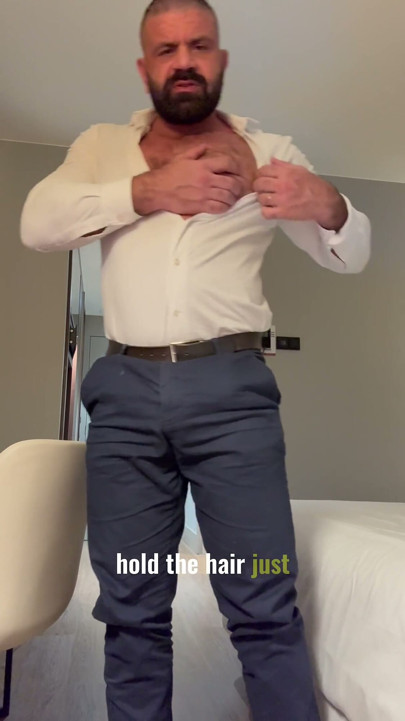 Business Muscle Stepdaddy Needs a Bitch to Relax