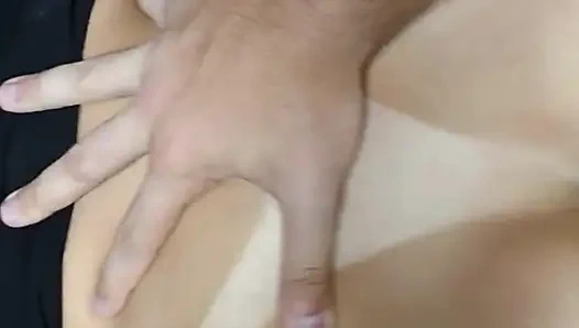 Creampie - air mani nakal tanpa kondom di memekku