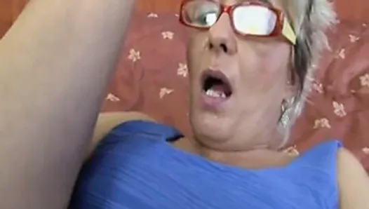 Blonde Granny Gets on a BBC