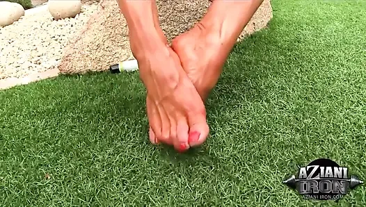 Sun, Muscles and Tanning Lotion