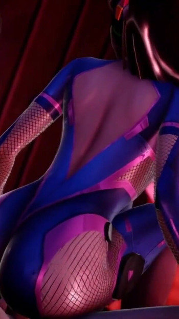 Jaw-dropping moment from "Overwatch Dva big ass with boy by Monarchnsfw (animation with sound) 3D Hentai Porn SFM"
