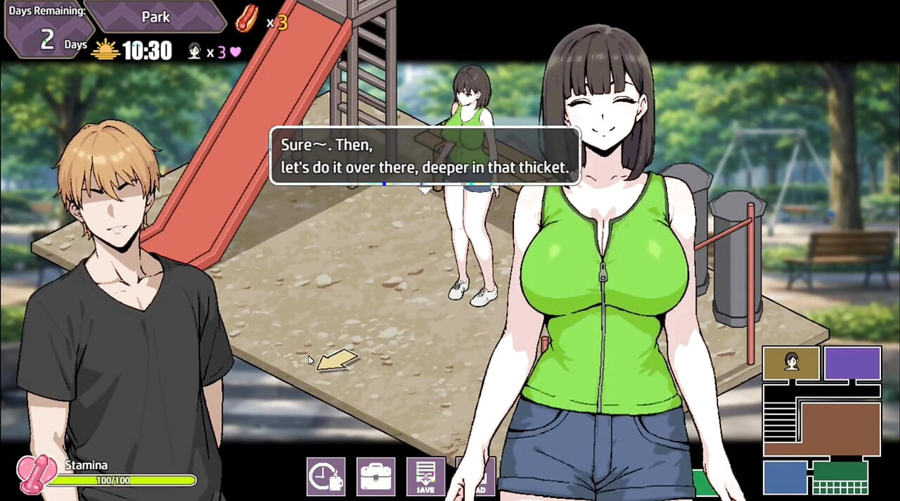 変態ゲーム - その夏、友達の彼女にNTRした - 変態ゲームプレイ2