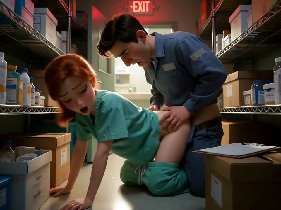 The Blowjob-giving Nurse, Famous Among Doctors and Nurses, Relieves Them During Their Shifts (ai-generated)
