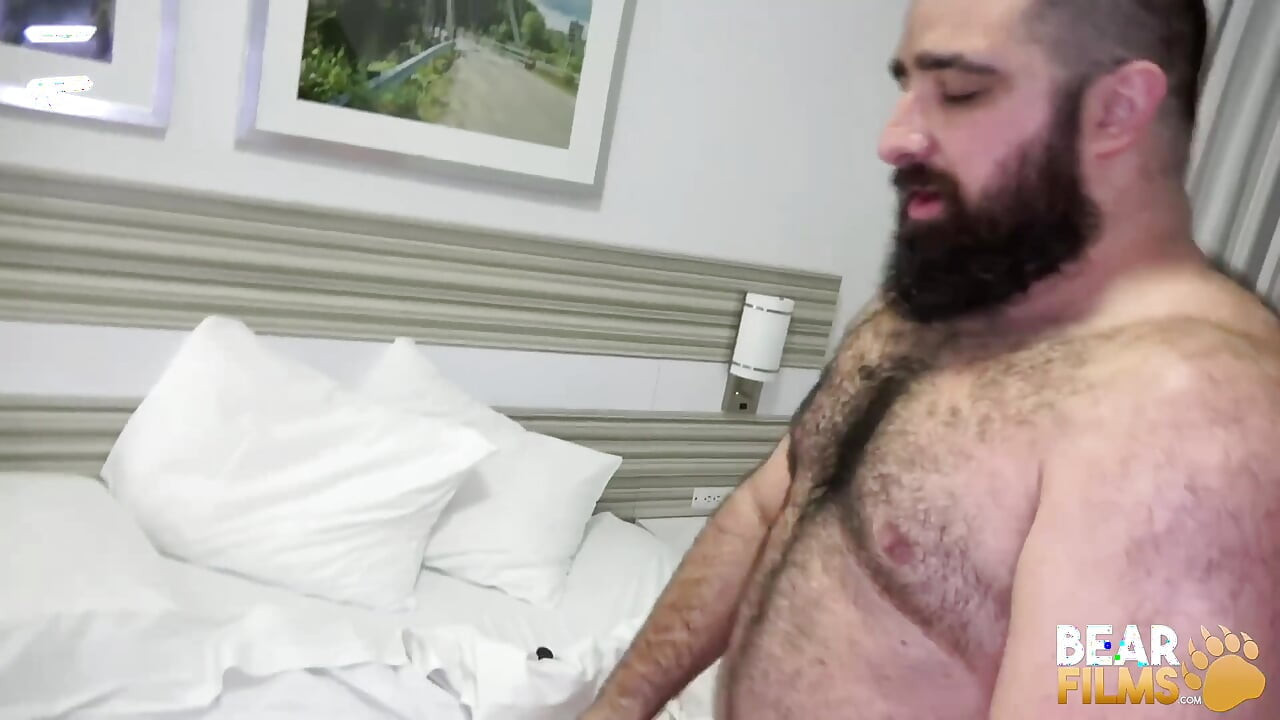 Bearfilms Bare Ranger Shoves His Cock to Blue Heeler Tight Asshole