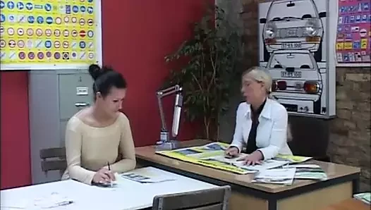 Horny German teachers fuck in amateur porn to become amazing actresses Vol 2