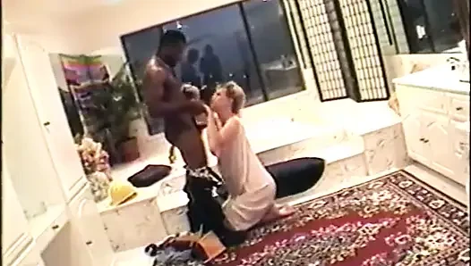 Blonde with Big Tits Meets Her Black Lover with Big Black Cock