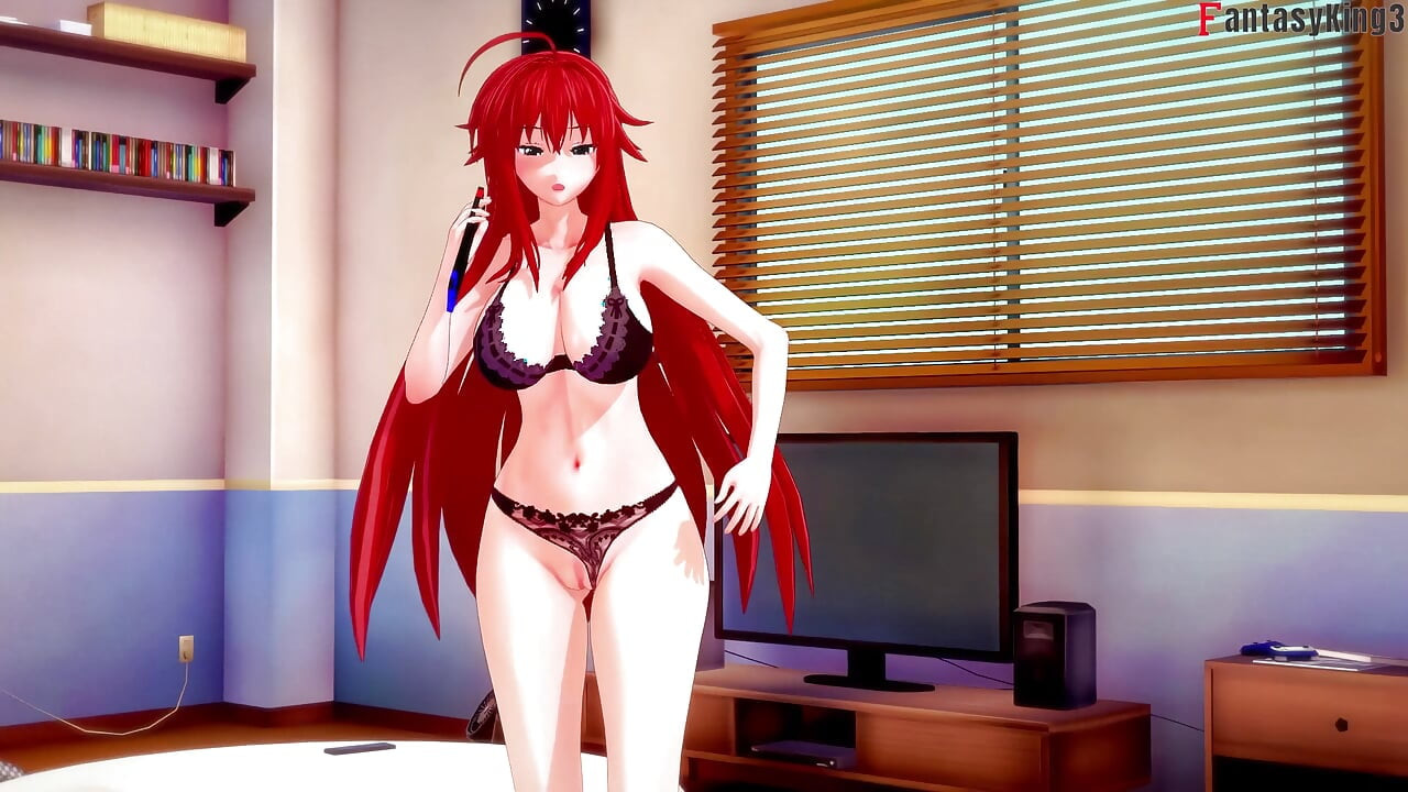 Rias Gremory जा रही है इसलिए Akeno मुझे चूची चुदाई देती है - Dxd Ntr Madness Series