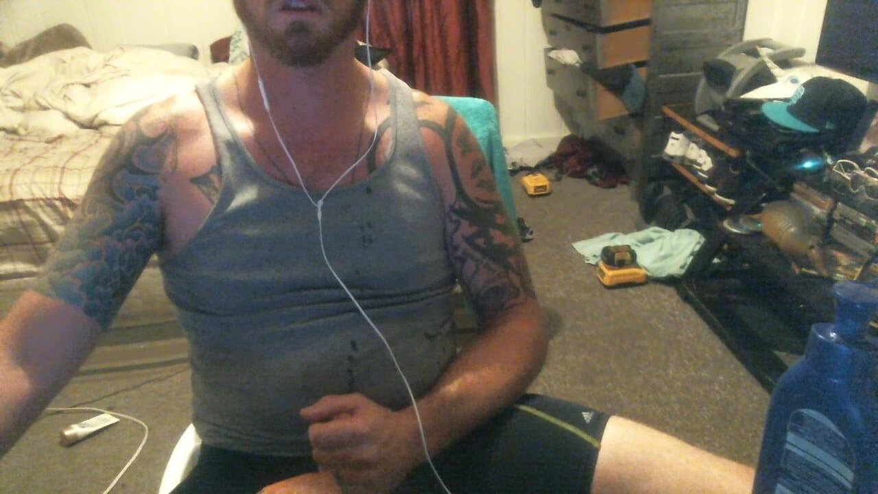 just gooning with a huge load