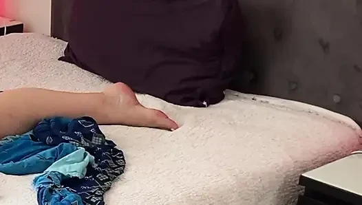 BBW Milf ready to sit on Hard Black Dildo Cock.
