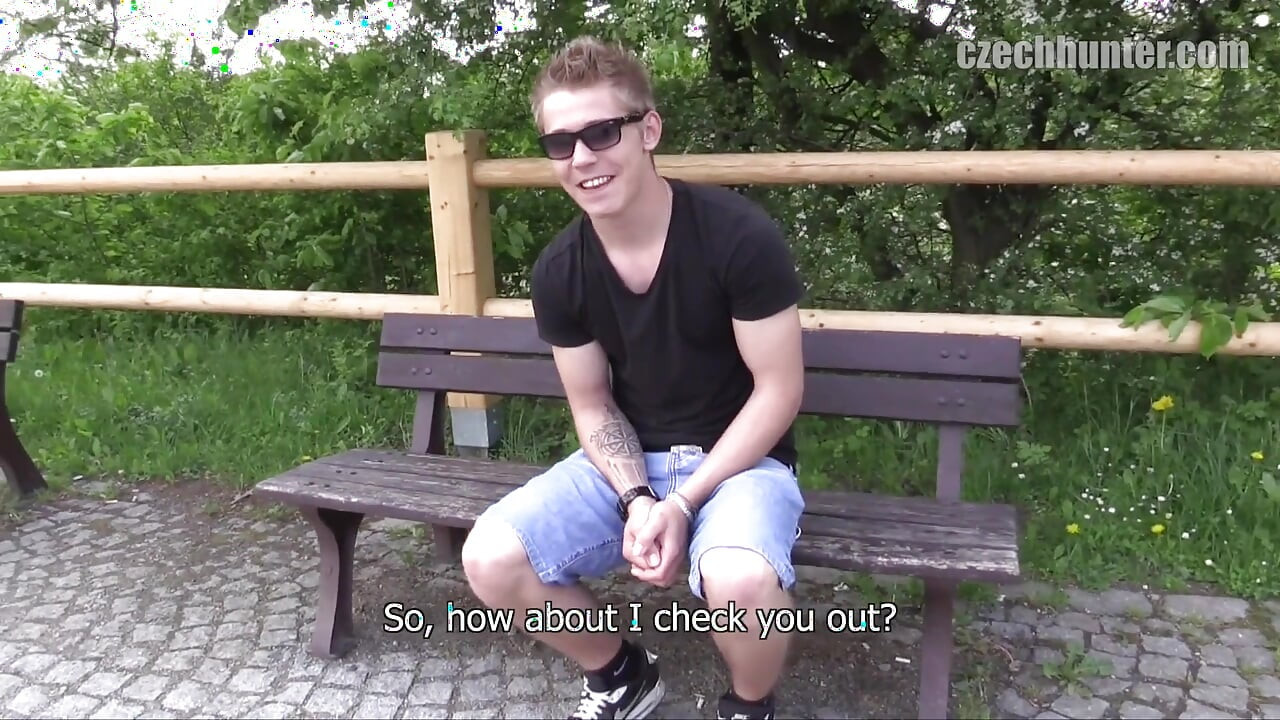 Czech Hunter - Twink Was Chilling in the Park and Craved Some Anal