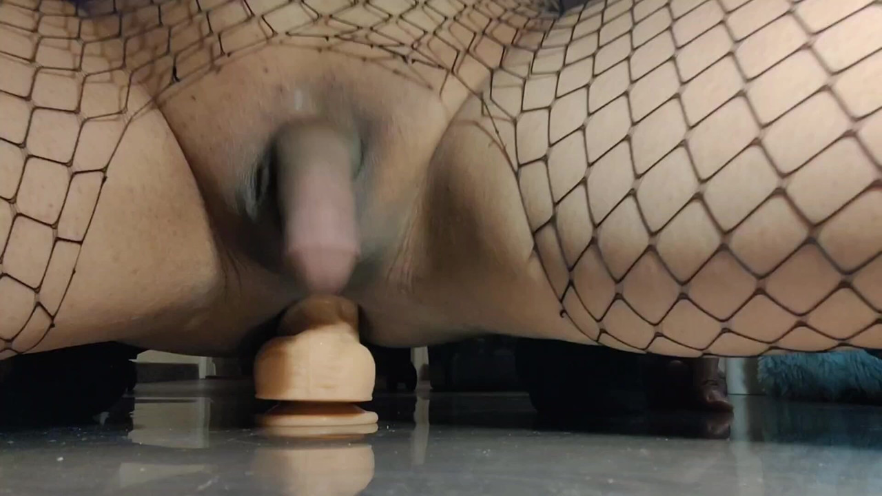 Hitting my G spot and grinding on my dildo