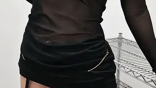 MILF gets fucked hard by a sex shop clerk