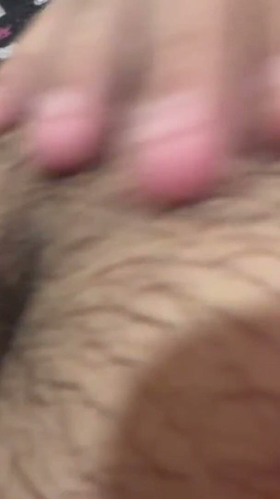 Hot mom with her delicious hairy pussy | Clip 1