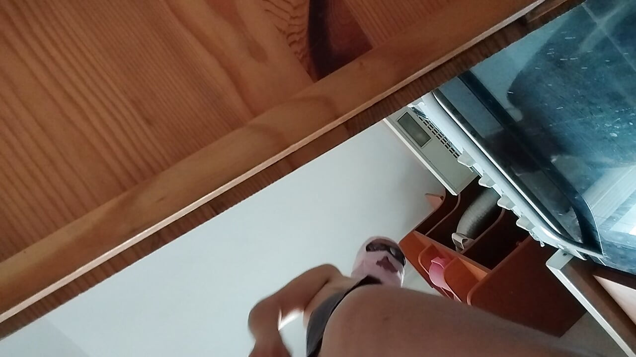 Sexy mom prepares breakfast, hairy pussy, big tits. Sexy wife cleans the house, hairy pussy, big ass.