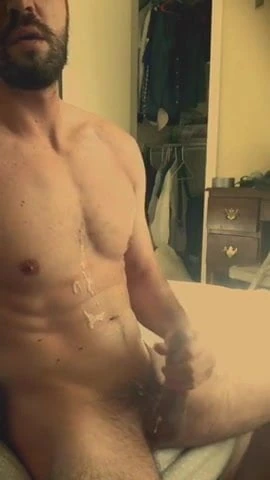 Creme quente de homem sexy