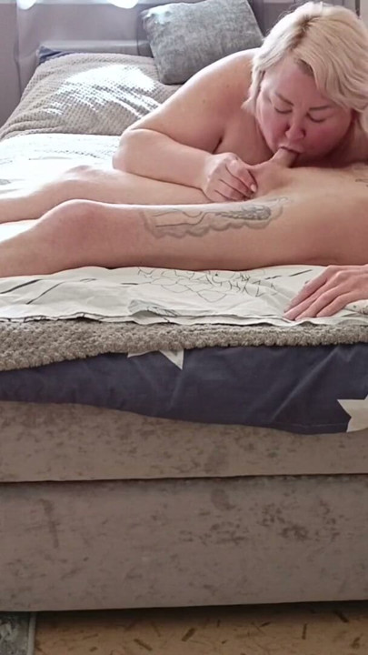 Stepmom swallows cock deep | Clip 3