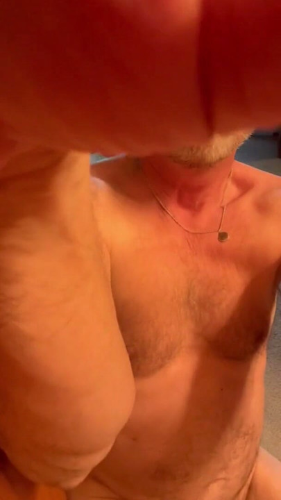 Morning stretches with naked sexy daddy | Clip 1