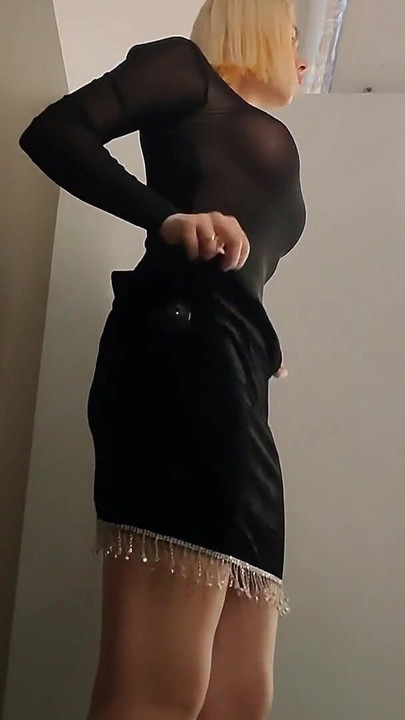 Stunning moment from "Try On Haul Transparent Clothes, Completely See-Through. At The Mall in New Yorker. See on me in the"