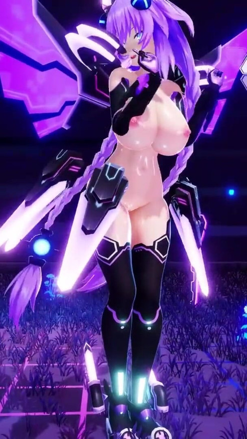MMD r18 パープルハートパーティー 今夜はVRチャットファップヒーロー、アヘガオミルフNTR 3D変態 | クリップ 1