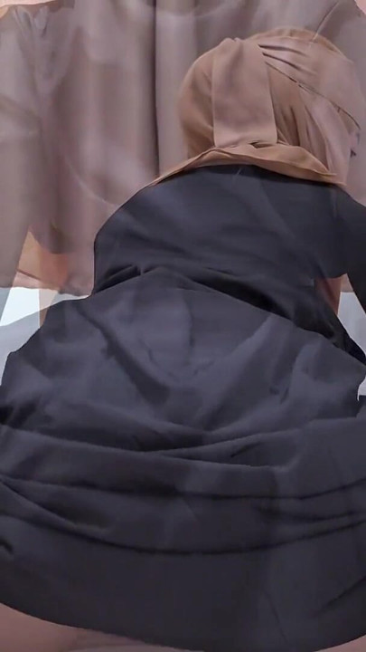 POV: Watch Your Hijabi Girl Tease in a Black Abaya | Clip 2