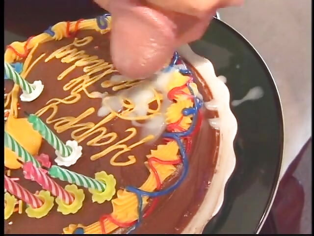 Sexy young brunette gets a dildo and a good fuck as a present for her birthday
