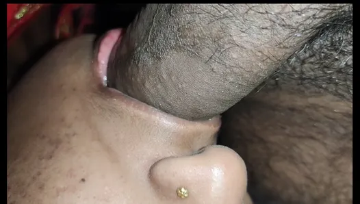 My girlfriend giving wonderful blowjob and deepthrout