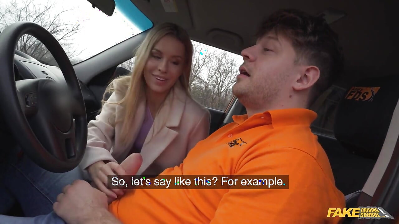 Fake Driving School - Road Rage Followed by Rough Fuck, Lucky Bee Cant Wait for a Facial