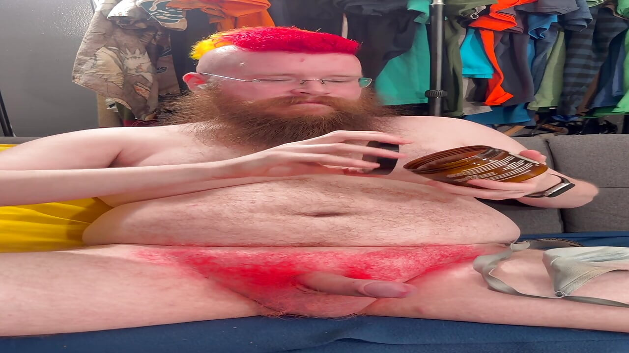 Stroking my cock and spitting some dipspit on it and cumming big