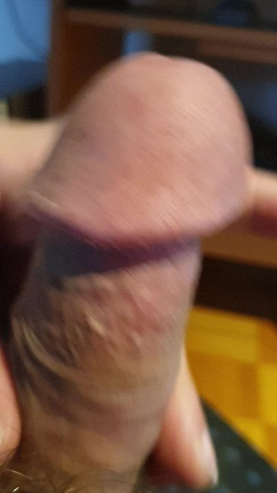 Penis gets stroked till it's hard (HD)