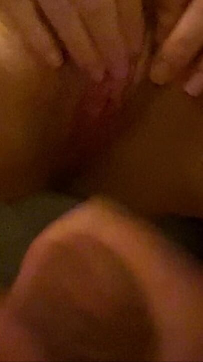 Squirting all over my step bros fingers