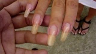 beautiful long natural nails